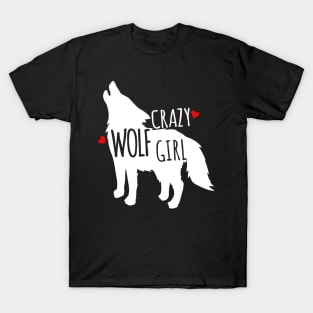 crazy wolf girl T-Shirt